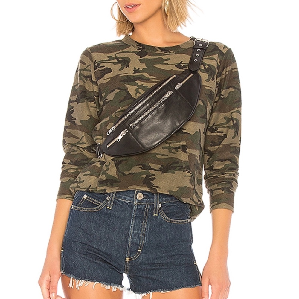 Textured Camo Pullover